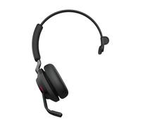 Jabra Evolve2 65, MS Mono Wireless Headband Desktop/Call Centre USB Type-C Bluetooth Nero - Nouvo