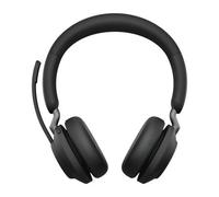 Jabra Evolve2 65 Wireless PC Headset - Noise Cancelling, Ottimizzato per Microsoft Teams, USB-A dongle, Nero, Stereo