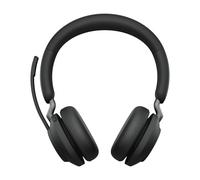 Jabra Evolve2 65, MS Stereo Wireless Headband Desktop/Call Centre USB Type-A Bluetooth Nero - Nouvo