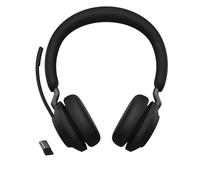 Jabra Evolve2 65 Stereo USB-A UC Cuffia Wireless per PC e Smartphone con dongle USB - ideale per un uso intensivo
