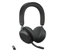 Jabra Evolve2 75 Auricolare Con cavo e senza cavo A Padiglione Ufficio Bluetooth Base di ricarica Nero