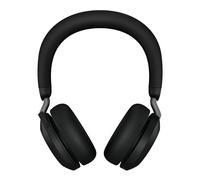 Jabra Evolve2 75 Cuffie Bluetooth con Mic, USB-C e Base Ricarica, UC, Nero | 8 Microfoni, Cuffie Wireless Stereo, Cancellazione Attiva del Rumore, Compatibile con le App per le Riunioni Online