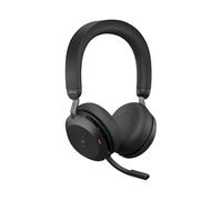Jabra Evolve2 75 Cuffie Wireless con Microfono, USB-A Dongle, Nero