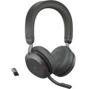 Jabra Evolve2 75 USB-A - Versione Microsoft Teams Auricolari senza fili intelligenti per una comunicazione aziendale flessibile