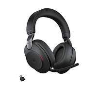 Jabra Evolve2 85 Cuffie Bluetooth Noise Canceling con Microfono, Nero | Ottimizzato per Microsoft Teams, Dongle USB-C