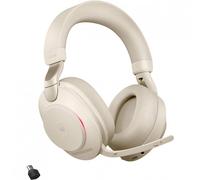 Jabra Evolve2 85 MS Teams Auricolare Bluetooth con supporto per la ricarica USB-C Beige