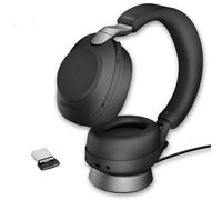 Jabra Evolve2 85 Stereo USB-C MS con supporto di ricarica Auricolare senza fili Bluetooth, ottimizzato per Teams - ideale per la collaborazione con