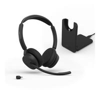 Jabra Evolve3 45 cuffie biauricolari wireless Bluetooth con microfono, USB-C, UC