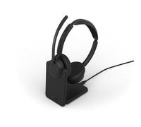 Jabra Evolve3 45 MS Stereo Black con Link 390c e base di ricarica