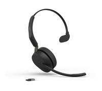 Jabra Evolve3 65 MS Mono USB-A Auricolare mono wireless per Microsoft Teams con ANC adattivo e ClearVoice, ideale per chiamate nitide senza perdere il