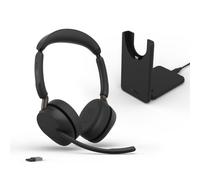 Jabra Evolve3 65 cuffie con microfono wireless Bluetooth dual-ear, UC, USB-A