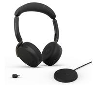 Jabra Evolve3 65 Flex Link390c MS On-Ear Wireless Headset Supporto di ricaric...