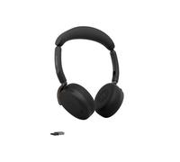 Jabra Evolve3 65 Flex - Cuffie wireless ultraleggere con doppia porta USB-A e cancellazione attiva del rumore (ANC) | Certificate per Microsoft Teams | Senza base di ricarica