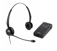 Jabra GN-2100 Duo Flex-Boom Cancellazione di Rumore Cuffie + Collegamento 850