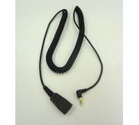 Jabra GN Netcom QD-to-2.5mm 2M a Spirale Cavo per Telefoni Con 2.5mm Cuffie Jack