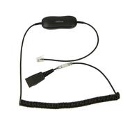 Jabra GN1216 Cavo Nero Avaya Coiled Cord 88001-04