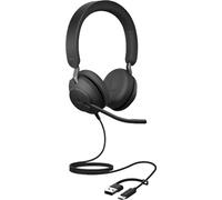 Jabra Evolve2 40 SE Auricolare Cablato A Padiglione Musica e Chiamate USB Type-C / USB Type-A Nero
