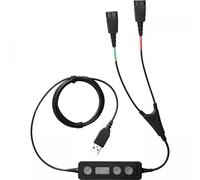 Jabra 265-09 cavo audio USB2.0 2x QD Nero