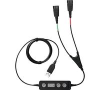 Jabra 265-09 cavo audio USB2.0 2x QD Nero