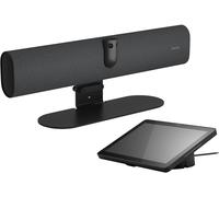 PanaCast 40 Video Bar System (VBS) - Elenco video Android e controller touch per piccole sale riunioni, campo visivo a 180°, microfono, altoparlante, certificato Microsoft Teams, nero, spina UE