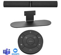 Jabra PanaCast 50 + Supporto + Telecomando Un pacchetto completo di videoconferenze per partecipare a riunioni virtuali eccezionali.