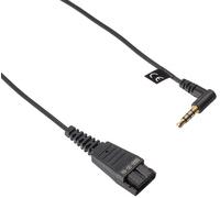 Jabra Qd/3.5 Mm Qd 3.5 Mm Black Cable Interface/Gender Adapter - Ca... NUOVO