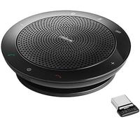 Jabra Speak 510+ Speaker Phone - Microsoft Certified Portable Conference Speaker with USB-A / Bluetooth, Ottimizzato per Microsoft, Dongle USB-A, Speak 510