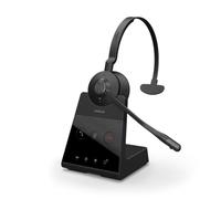 Jabra Stazione base Engage 65 SE - Stazione base DECT compatta, tasti one-touch, indicatore di stato, menu vocale, caricatore USB-C, hot desking