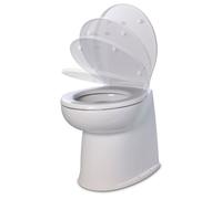 Jabsco 17" Deluxe Flush Toilet Elettrico Con Coperchio Soft Close 12V 58240-3012