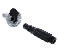 Jabsco 31911-0007 Connettore di lavaggio del ponte in acciaio inossidabile, 13 m