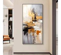 JACBON Moderno minimalista astratto verticale arte pittura soggiorno murale poster murale decorazione pittura decorazione della casa 80x160cm senza cornice