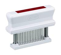 Jaccard 200348R, Batticarne a 48 lame con ago affilato in acciaio inox, gadget da cucina per intenerire pollo, manzo, maiale, vitello, barbecue, rosso