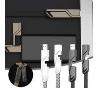 Jacenvly Nuovo essenziale da viaggio Cavo dati di ricarica rapida quattro in uno da 100 W Adatto per Type-C Huawei PD4-in-1 Offerta estiva