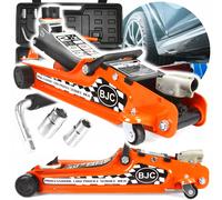 Jack 2,5T Idraulico Piatto Professionale Valigia Gomma Presa Set Automobile Auto