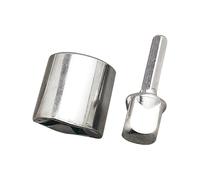 Jack Adapter Tool - Universal Steel Anti Rust Attachment, Professional Drill Bit Connector, Vehicle Recovery Gear, Automotive Accessory Category, Silver Metal For RV Boat Car Truck Towing