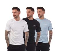 Jack And Jones Beau Footprint Maglietta Uomo Misura Confezione 3 (GT5606)