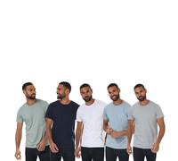 Jack And Jones Maglietta Girocollo Uomo Misura Confezione 5 (GT545)