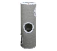 JACK AND VANILLA, Barilotto per grattare Moderno ed Elegante, Finitura Grigia, Ø36 x 100 cm, barile da graffiare, tiragraffi per Gatti, Albero per Gatti Stabile per Piccoli e Grandi Gatti, Perfetto