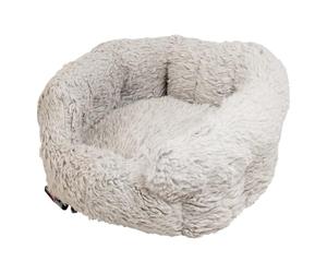 JACK AND VANILLA, Cestino per Cani Modello Shell Basket, Colore Grigio, Taglia L, 55 x 42 cm