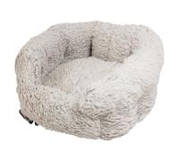 JACK AND VANILLA, Cestino per Cani, Modello Shell Basket, Colore Grigio, Taglia S, 40 x 35 cm