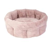 JACK AND VANILLA, Cesto Alto Comodo per Animali, Design Elegante e Moderno, Tessuto Morbido e Durevole, Lavabile, Ideale per Interni ed Esterni, Taglia M, Colore Rosa, 70 x 70 x 26 cm, Modello Softy