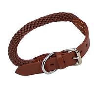 JACK AND VANILLA, Collare Comodo e Durevole per Cani, Fibbia di Sicurezza Robusta, Design Elegante, Regolabile per Una Perfetta Mano, Misura 15 x 65 cm, Colore Marrone, Modello Walkabout