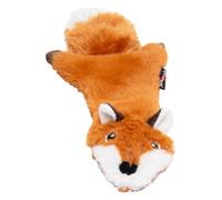 Jack And Vanilla, Giocattolo di Peluche Volpe Arancione per Cani, 45 cm, Design Realistico, sonoro e Lavabile, Ideale per Giochi interattivi, Colore Brillante, Modello flatties