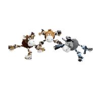 JACK AND VANILLA, Giocattolo in Velluto per Cani e Gatti, Asino Morbido con fischio Integrato, Cuciture rinforzate, Leggero e Facile da Pulire, 15 cm, Colore a Scelta