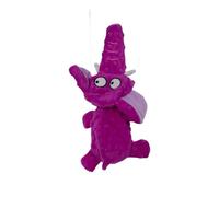 JACK AND VANILLA, Giocattolo interattivo in peluche per cani, a forma di elefante, morbido e durevole, ideale per il gioco, 28 cm, colore rosa, modello Bubble Plush