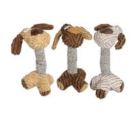 JACK AND VANILLA, Giocattolo per Cani in Tessuto Vellutato, Ultra Morbido, con Suoni Divertenti, Design colorato, Lavabile in Lavatrice, Non tossico, 25 cm, Disponibile in Diversi Colori