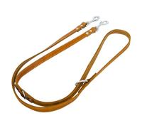 JACK AND VANILLA, Guinzaglio da addestramento per Cani, Modello Pelle grassa, Colore Cognac, Misura 25 mm x 200 cm