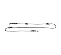 JACK AND VANILLA, Guinzaglio Dressage 2 Gancio. per Cane, Modello Luminous Dots, Colore Nero/Grigio, Dimensione 8 mm x 200 cm