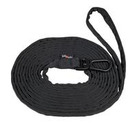 JACK AND VANILLA, Guinzaglio per Cani, Modello Comfort Tube Nylon, Colore Nero, Misura 20 mm x 500 cm