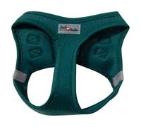 JACK AND VANILLA, Imbracatura a Rete Comoda per Cani, vestibilità Personalizzata, Sicurezza Rinforzata con Strisce Riflettenti, Design Pratico, Taglia 38-43 cm, Colore Blu, Modello spedizione
